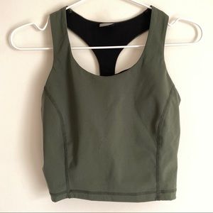 XS Olive Sweaty Betty Too with Built in Bra